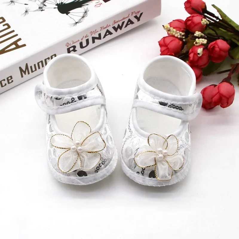 Autumn baby girl first walker light flower printed cotton shoes newborn soft sole casual childrens shoes 0-18M M240827