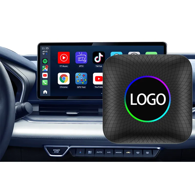 Carlinkit Qualcomm SMD660 chipset carplay ai box android 13 wireless carplay box 4G sim gps navigaiton youtube netflix media palyer box for car