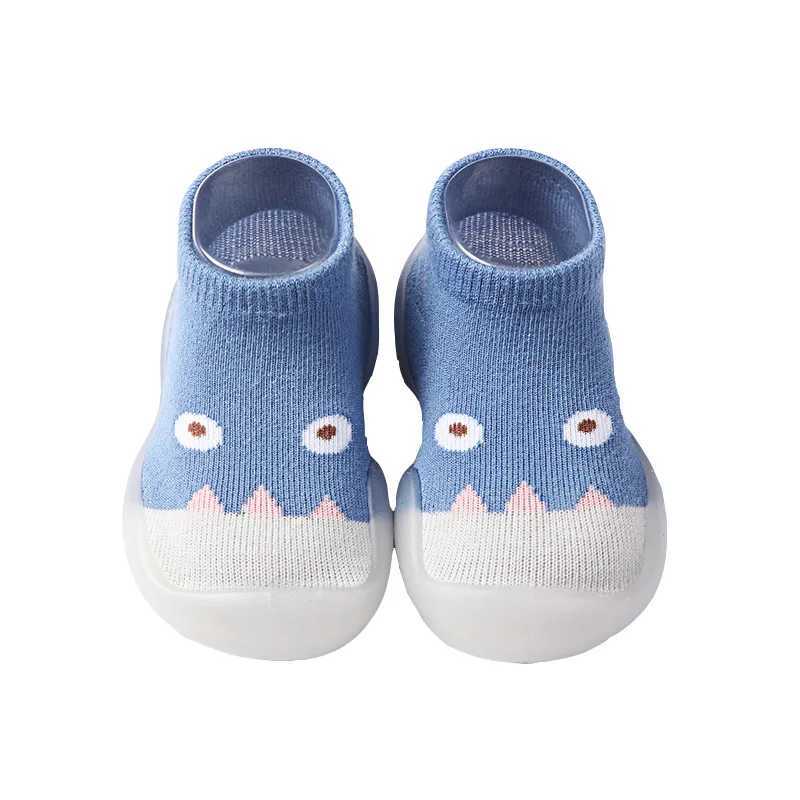 HappyFluttere 0-3Y Spring and Autumn Shoes Soft Cotton Anti slip Baby Shoes Walking Indoor Baby Thin Style Breathable Socks Shoes M240827
