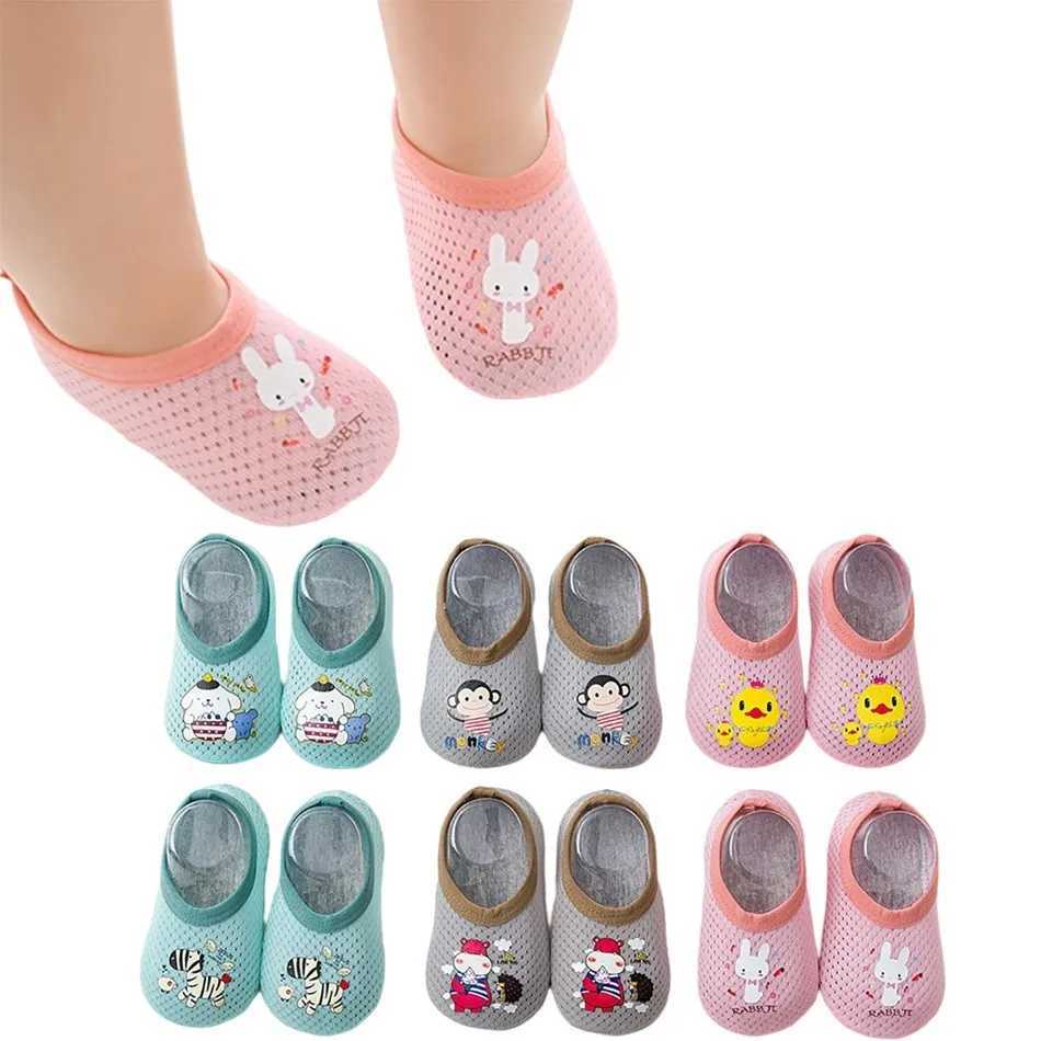 Baby and toddler shoes with anti slip soft sole first step for childrens spring and summer cartoon 6-month-4 year old childrens shoes M240827