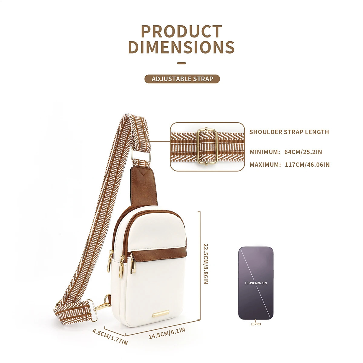 PU Leather Chest Bag For Women Men Casual Daily Sling Bags Girls Crossbody Shoulder Fashion Female Male Small Backpack 240827