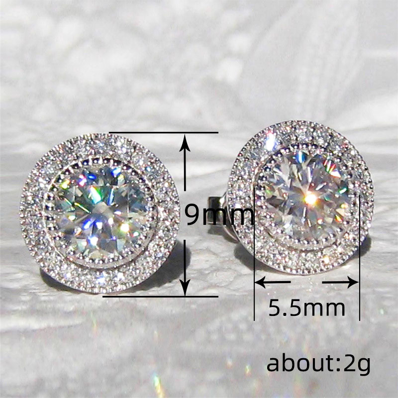 Designer Simulated Diamonds: Dazzling Silver Toned Cubic Zirconia Earrings Perfect for Parties