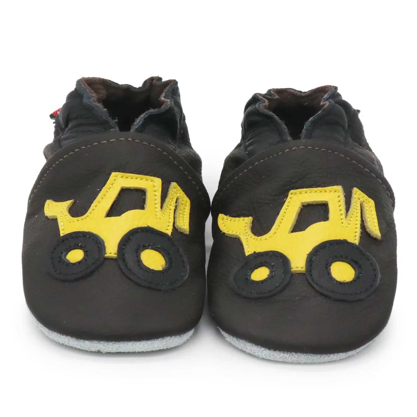 Carozoo soft leather shoes for baby boys and girls baby shoes with sliding blocks new walking leather anti slip childrens shoes M240827