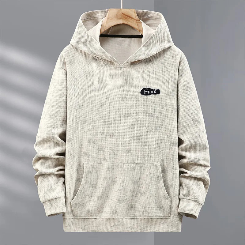 Mens Spring and Autumn Plus Size Hoodie Trend Fashion Casual Coat Young Handsome Loose 170kg 10XL 11XL 240826