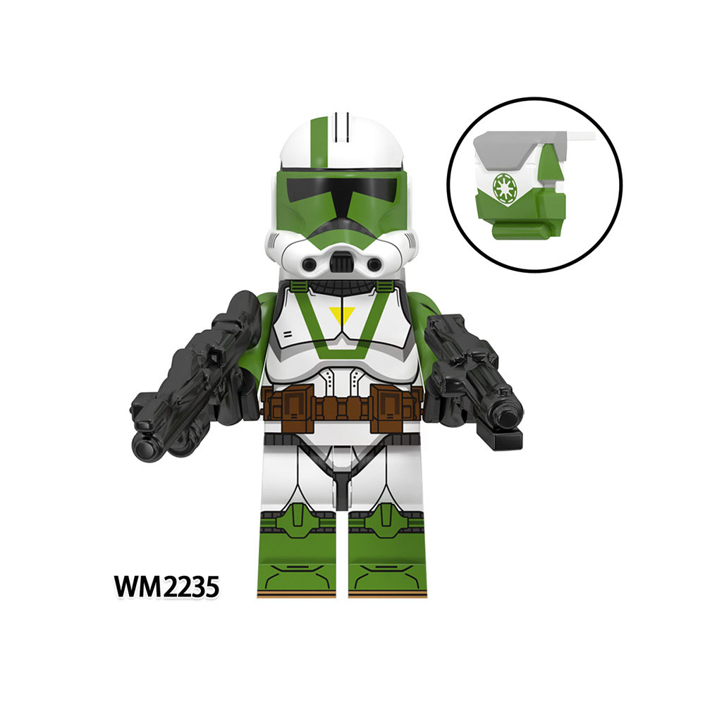 Foreign trade goods WM6125 TV movie series soldiers assembling human block toys in bags