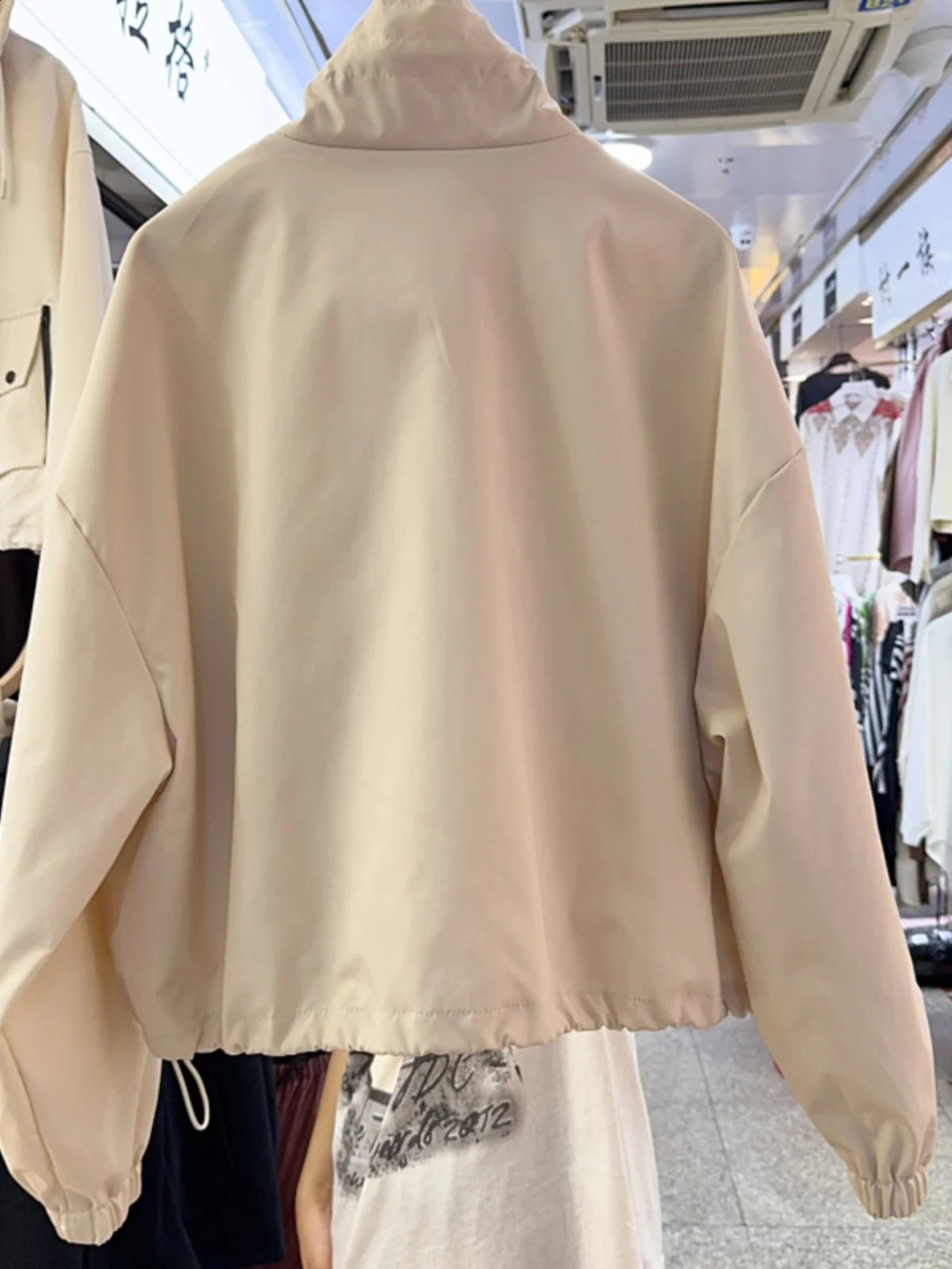 KUSAHIKI Autumn Korean Drawstring Casual Versatile Safari Style Short Baseball Jacket Coat for Women 240827