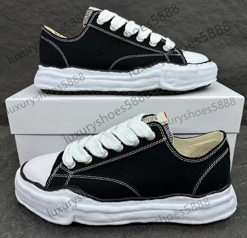 Designer Miharas Peterson OG Sole Canvas Mastermind Blakey Shoes Mihara Men Women New Casual Dissoed Natural Hank Blue Purple Green Black Sneakers 35-45