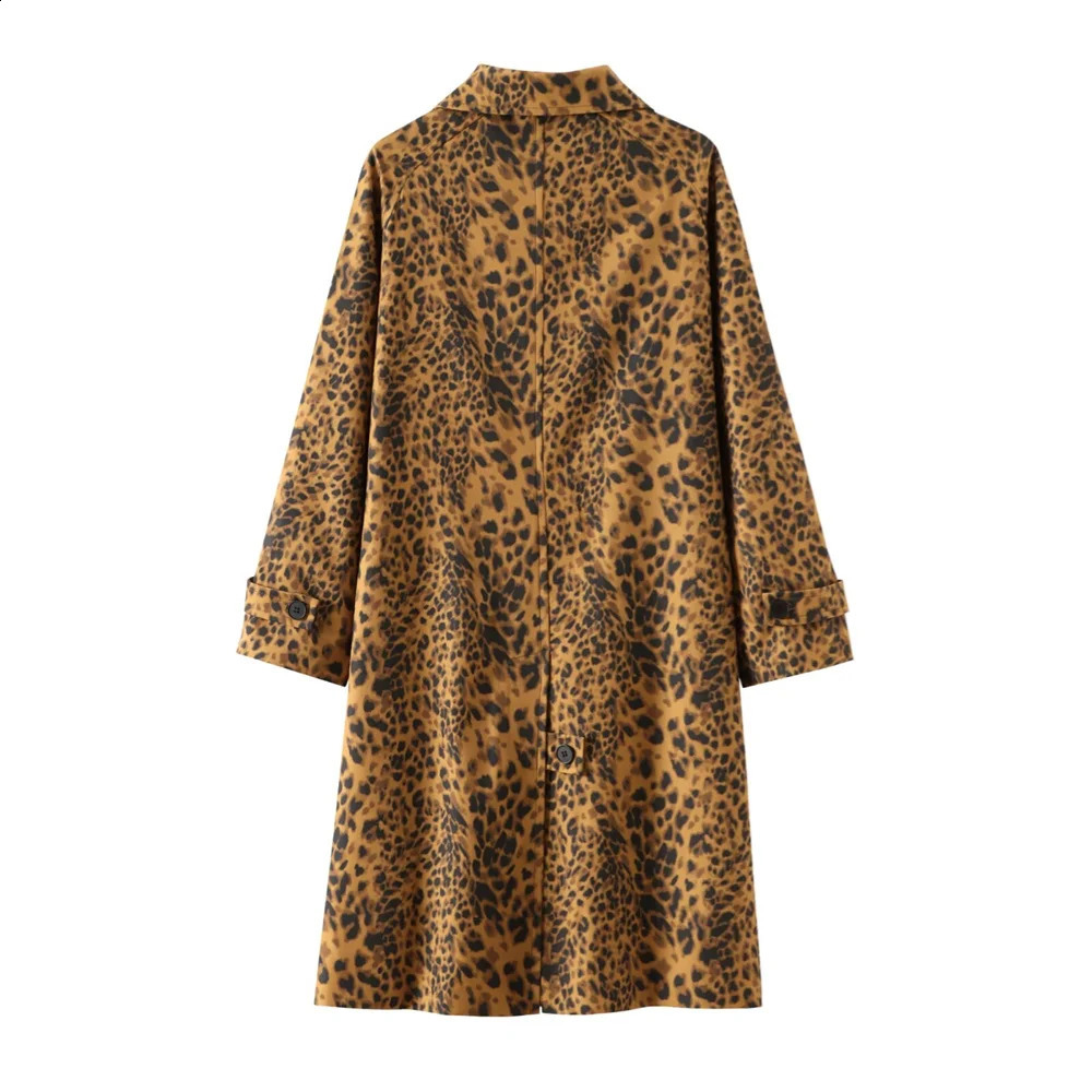 Taop Za Summer Product Womens Fashion Leisure Edition Sleeping Animal Pattern Printing Long Wind Circuit Breaker 240826