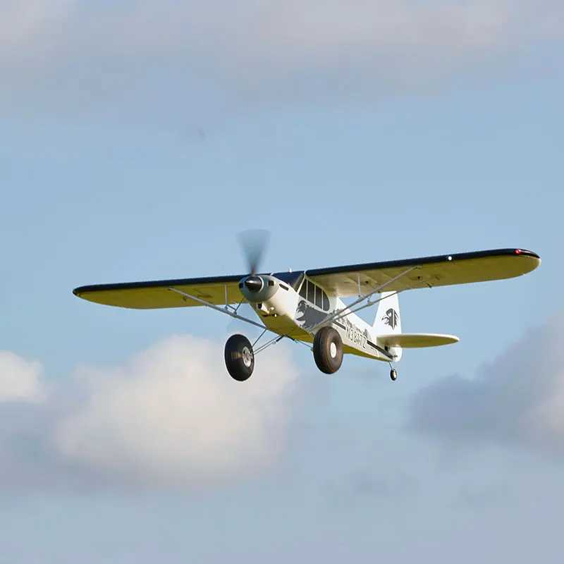 Pa-18 Rc 1300mm remote-controlled model J3 Piper Super Cub Pnp Rtf trainer electric aircraft outdoor toys childrens gifts W240826 Free shipping