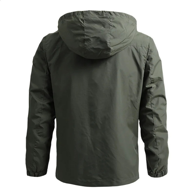 Mens windproof military field jacket mens tactical waterproof pilot hooded sweatshirt hunting uniform 240827