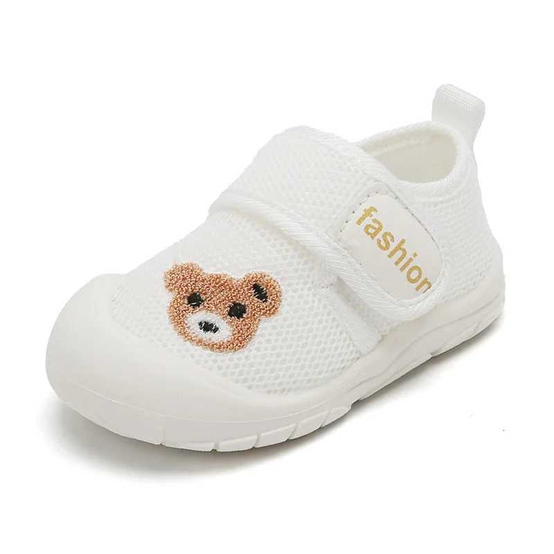 Preschool Net Casual Shoes Baby Shoes Anti slip Soft soled Tinian Shoes Mesh Breathable First Step Walker Baby Shoes Sports Shoes Baby Shoes M240827