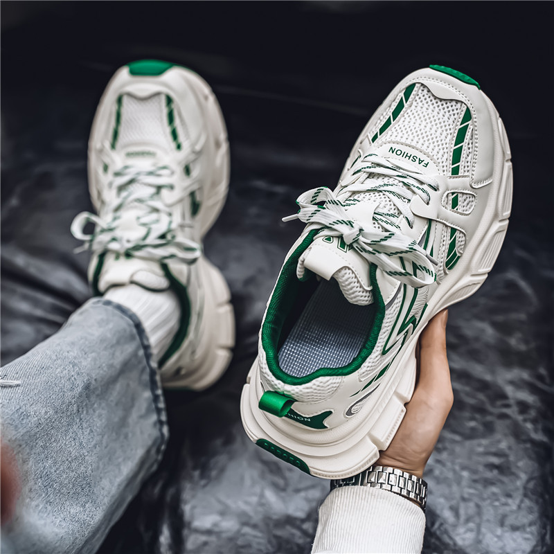 Men Sneakers Hot Sale Athleisure Shoes Wear-Resistant Thick-Sole Breathable Clunky Shoes Sports Shoes Running Shoes Free shipping