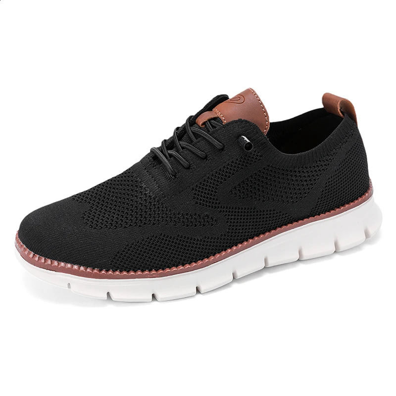 Plus Size 50 51 52 53 54 Mens Mesh Shoes Summer Leather Free Casual Shoes Lightweight Breathable Feet 240827