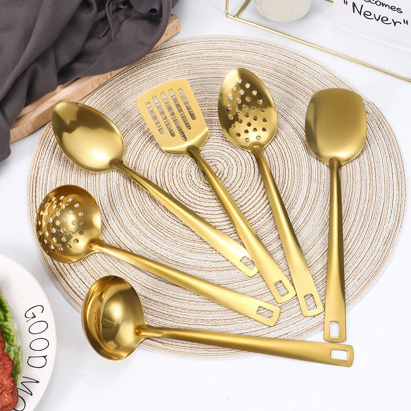 26piece stainless steel kitchen utensil set home creative Korean soup spoon cooler pot cooking and frying 240826