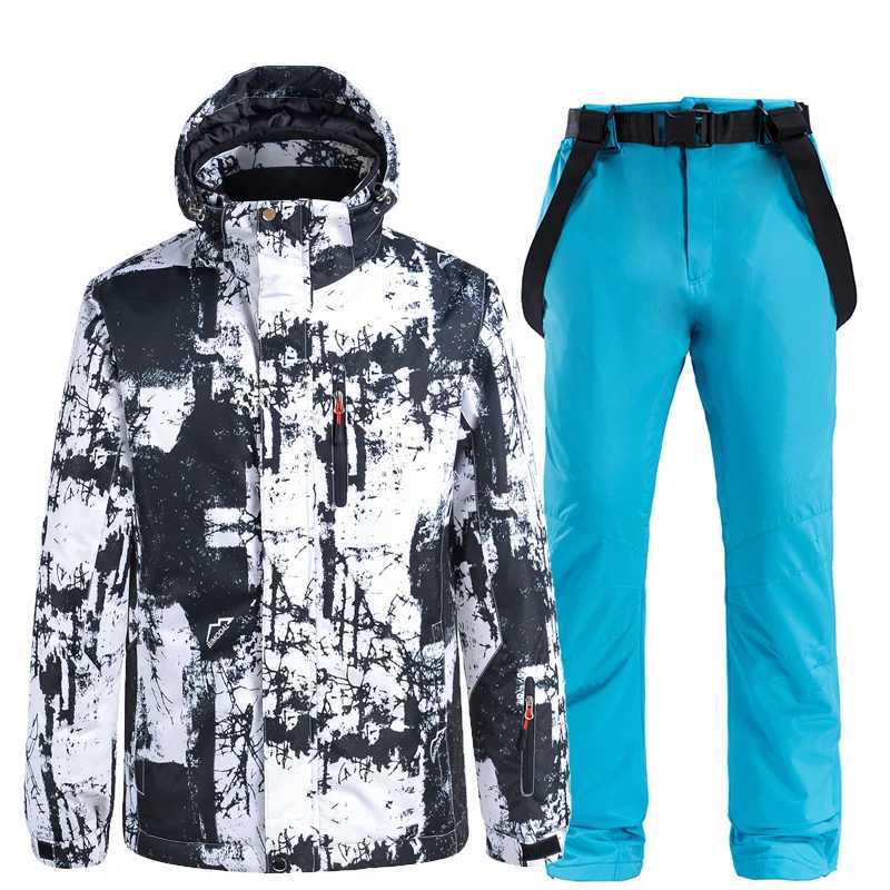 Skiing Suits Jacket Ski Suit Men and Women Midlayer Ski Snow Wear Suit Sets Snowboarding Suit Ski Jacket and Pant Snowboard Sport Suit H240826