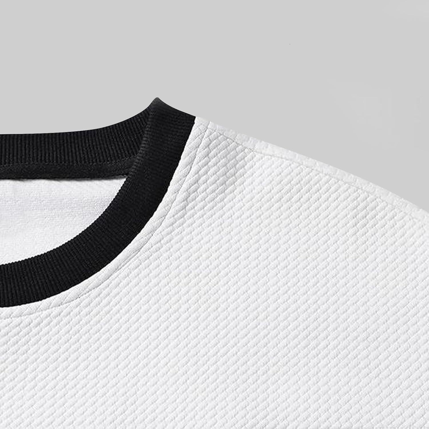 Long Sleeve Shirts for Men T-Shirts for Men Fall Long Sleeve Crew Neck Sweatshirt Casual Personalized Color Matching Sport Streetwear Casual tops clot