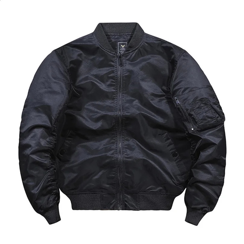 Spring bomber jacket mens and womens paddock military school team baseball windproof clothing MA1 winter 240827