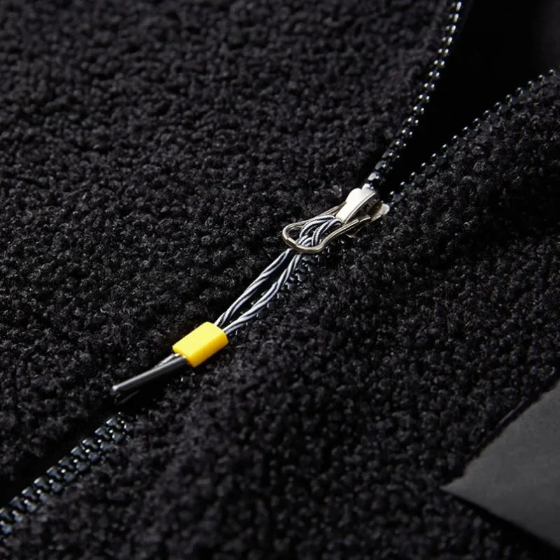 Unisex Lamb Wool Teddy Coat Men Women Cashmere Fleece Jacket Teen Spring Autumn Couple Warm Clothing Boys Girls Varsity Techwear 24
