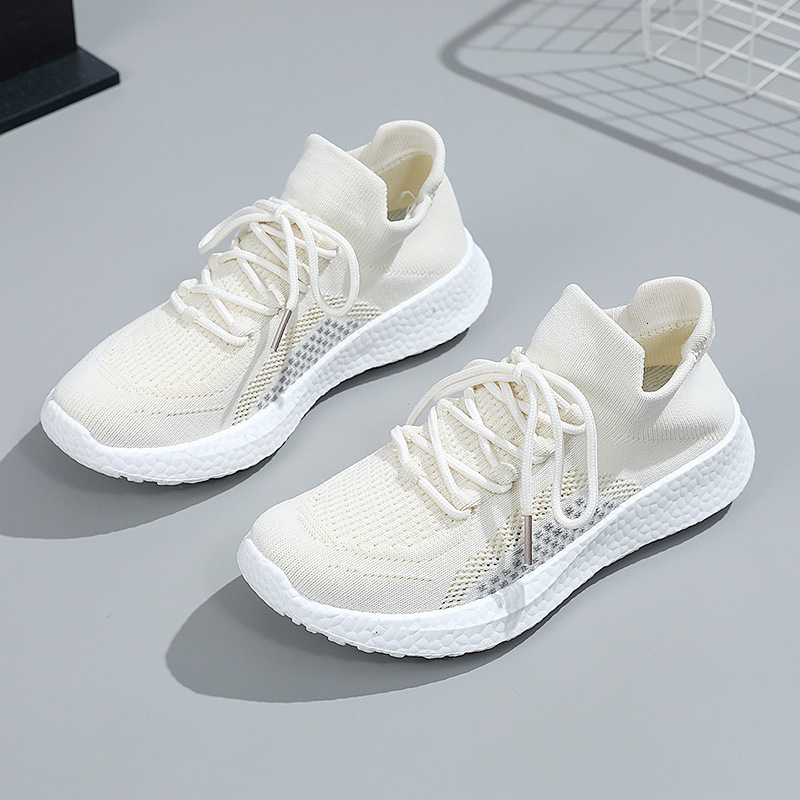 Ddmysports BR New Mesh Spring Summer Couple Men S And Women Flying Weaving Sports Versatile Student Breathable Elevated Shoes OUTDOOR