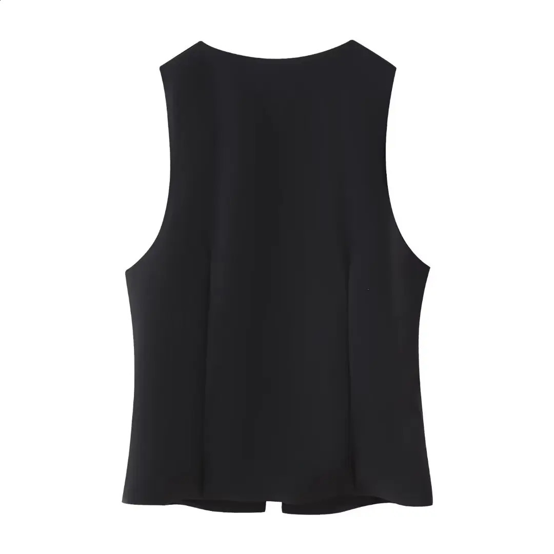 DUOPERI Womens Fashion Solid Lace Tank Top V-neck Sleeveless Womens Summer Sexy Party Y2K Tank Top 240828