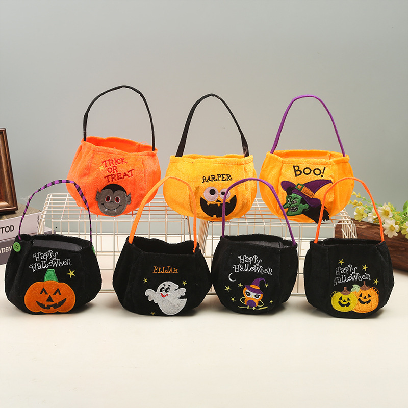 Halloween Props Hand Held Pumpkins Troublemakers Ghosts Gifts Candy Bags Creative Atmosphere Party Costumes F08.28-1.65 b6e6c