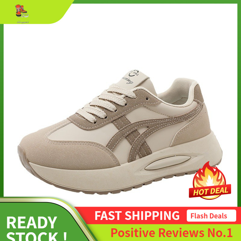Ddmysports G White Trendy Summer And Autumn Versatile Women S Height Increasing Casual Breathable Student Sports Shoes OUTDOOR