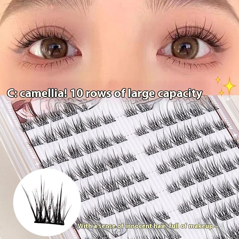 Women's Full Size Mother Lashes Trio Collection by JONBOS - Non-Glue Adhesive, Voluminous Individual Eyelash Extension