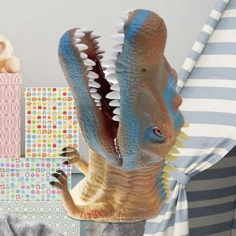 Hand Puppets For Kids Realistic Animal Puppets Dinosaur Toys Hand Puppet Toys Fun Role Play Toys Interactive Kids Toys ForXJ240827