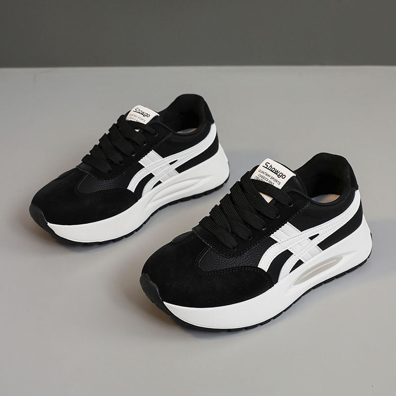 Ddmysports KT New Spring Summer Breathable Shoes Casual Height Increasing Thick Sole Splicing Trend Korean Version Sports Board OUTDOOR
