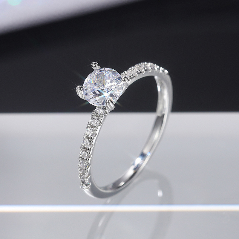 Emerald Cut Cubic Zircon Designer Ring Charm Crystal Gold Silver Iced Out Diamond Square Engagement Wed Rings for Woman Gift Fashion Jewelry