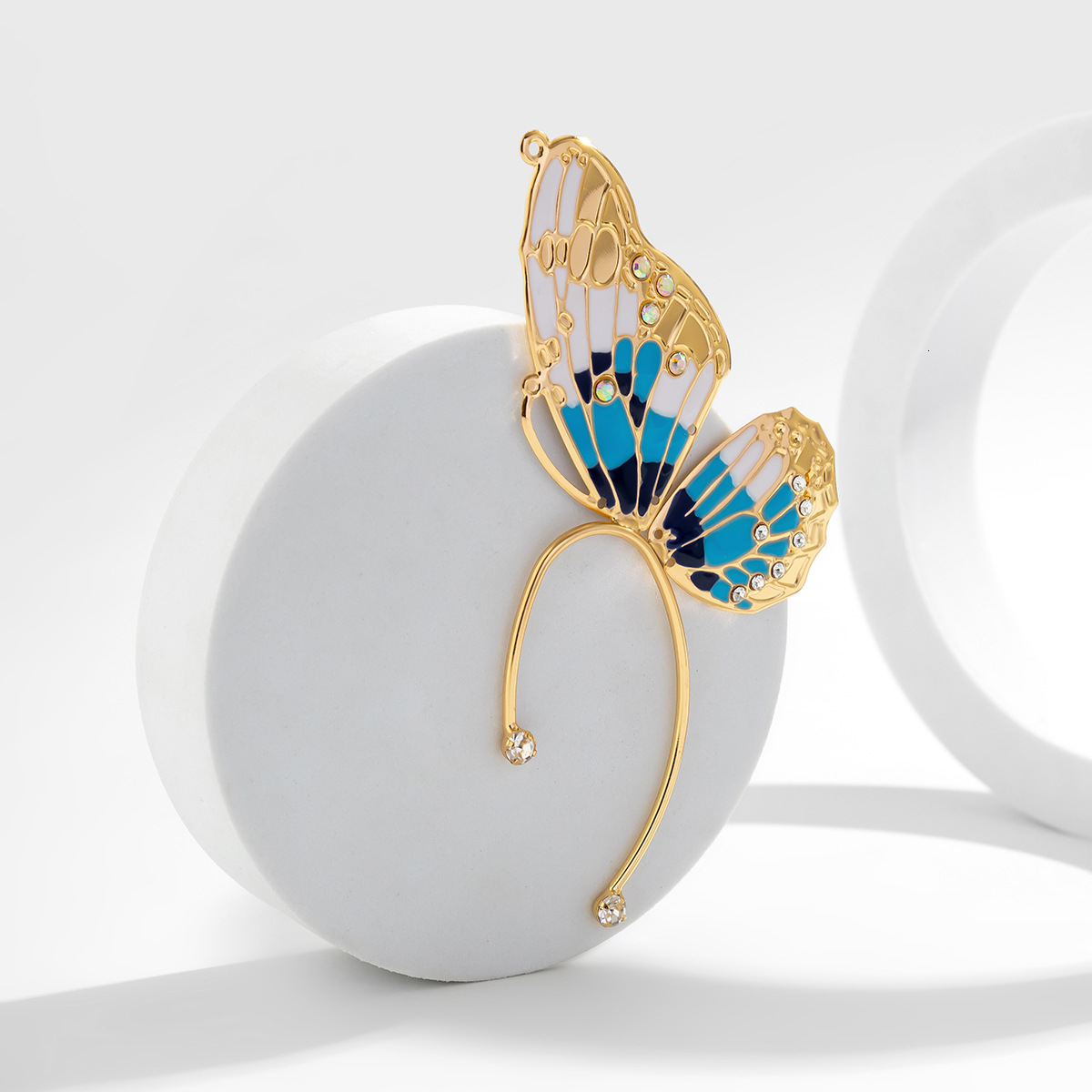 Jewelry Elf Hanger No Hole Butterfly Ear Female Rhie Wings Small Earbone Clip F08.28-5.9 bc199