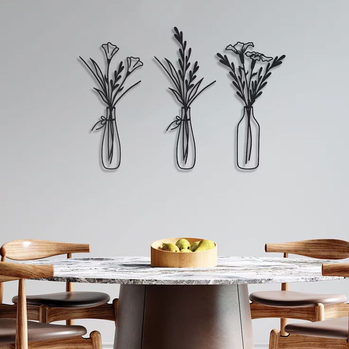 Metal Flower Wall Decoration Abstract Wall Hanging Art Decoration For Multiple Occasions