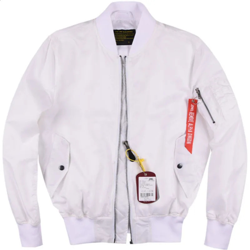 Martin Pilot Jacket Military Tactical MA1 Classic Mens Spring and Autumn Thin Baseball 240827