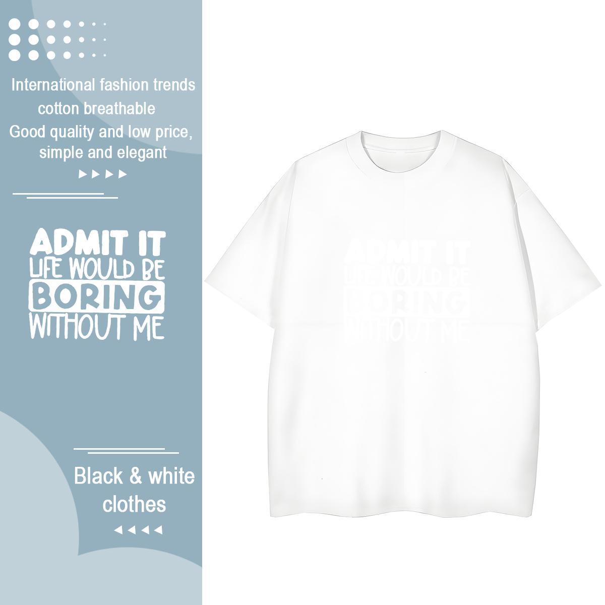 Loose fit Unisex Tshirts 230g Pure Cotton letter Hip Hop Street Womens T Shirts Breathable Short Sleeve Floral Print Clothings