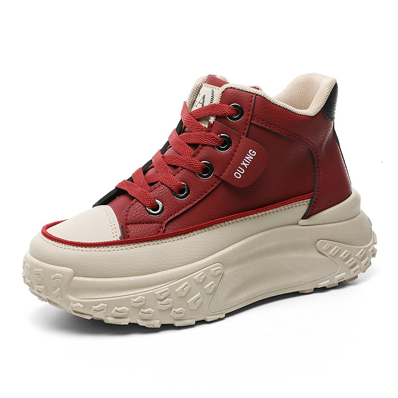 Ddmysports Y New Casual Board Autumn Fashion Breathable Shoes Increase Thick Sole Student Mid Top Korean Edition Trend OUTDOOR