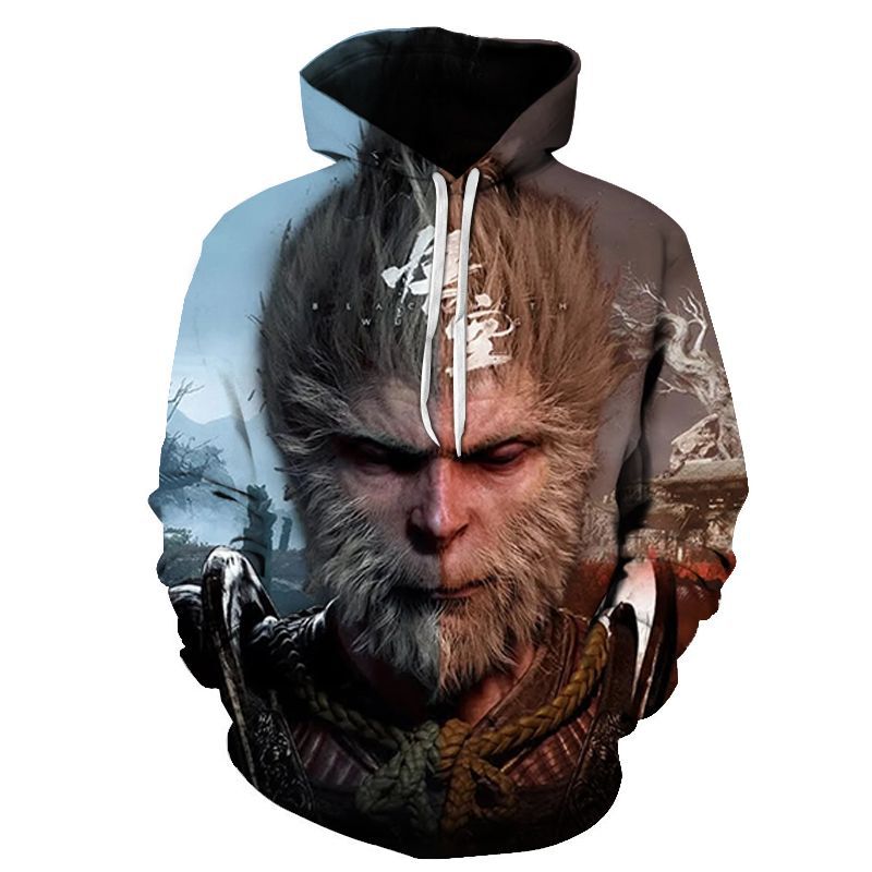 Men's Hoodies & Sweatshirts digital printing Game pullover Hoodie
