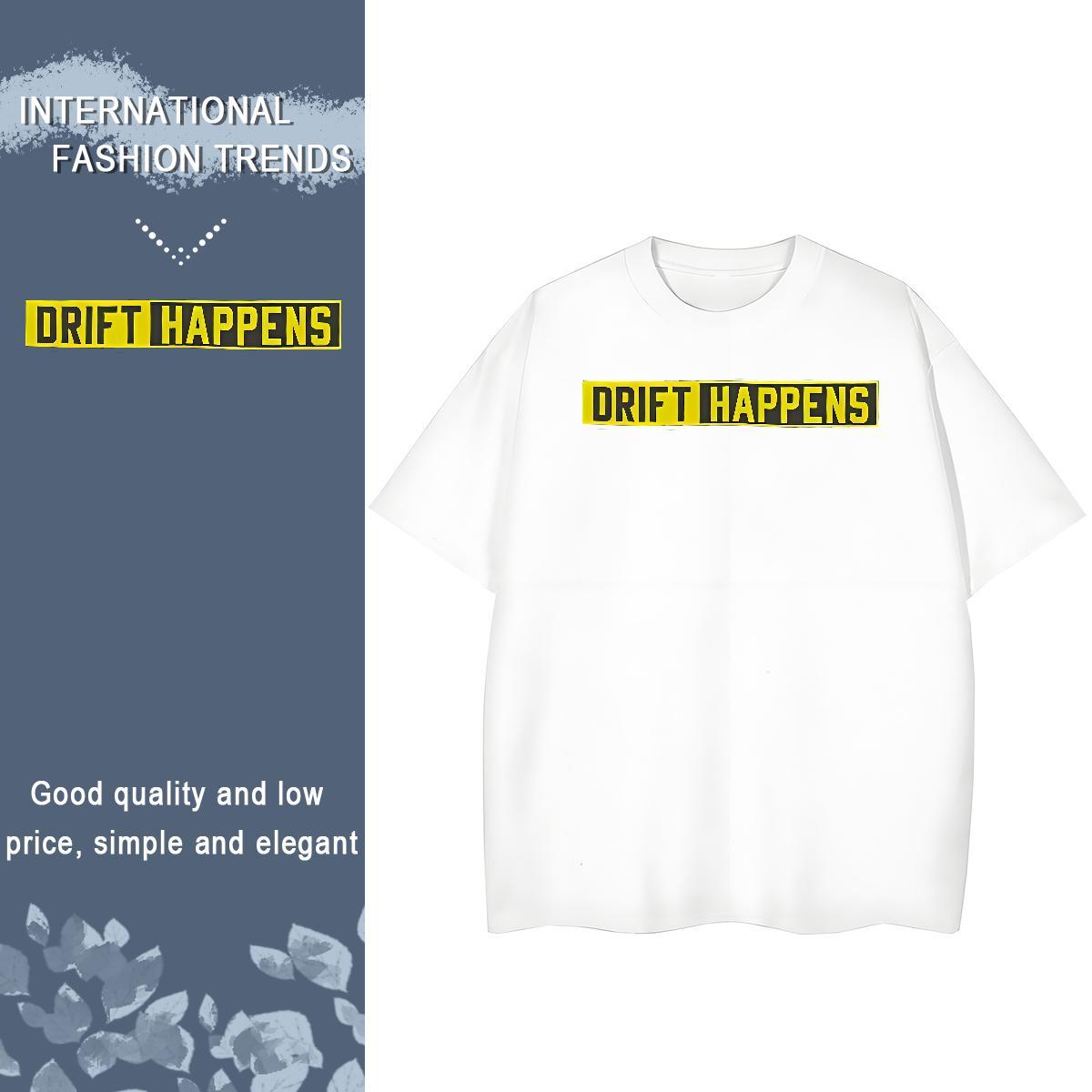 5A Couples T Shirts 230g Cotton letter Casual Sport T-Shirts Short Sleeve O-Neck Plus Size Cartoon Tees