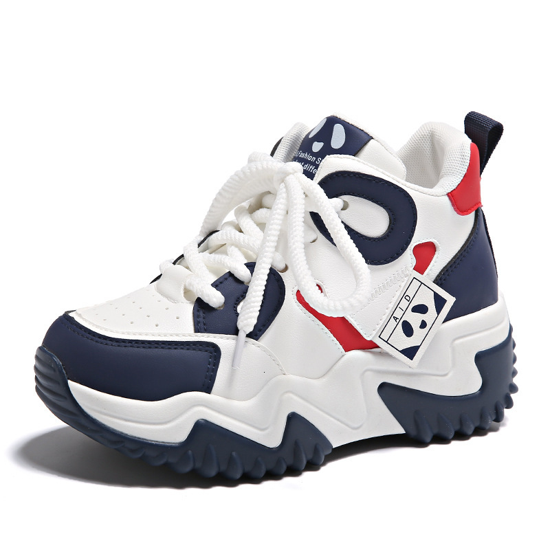 Ddmysports JC New Color Block Dad Autumn And Winter Velvet Eightening Women S Shoes Sports Warmth Trend Students OUTDOOR