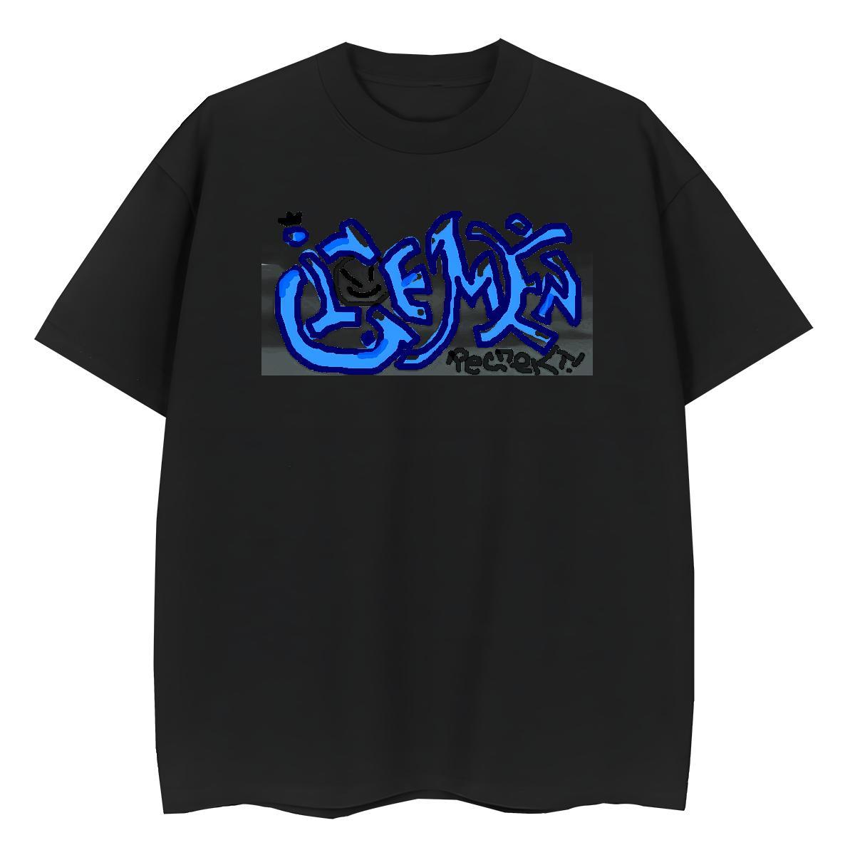 Classic T Shirts Men 230g Cotton letter High Street Hip Hop DIY Printed Breathable Short Sleeve Men Clothes T-Shirt 2024 DIY Tops Tees