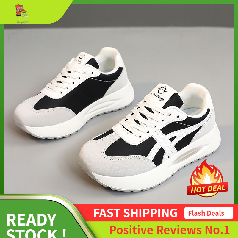 Ddmysports G White Trendy Summer And Autumn Versatile Women S Height Increasing Casual Breathable Student Sports Shoes OUTDOOR
