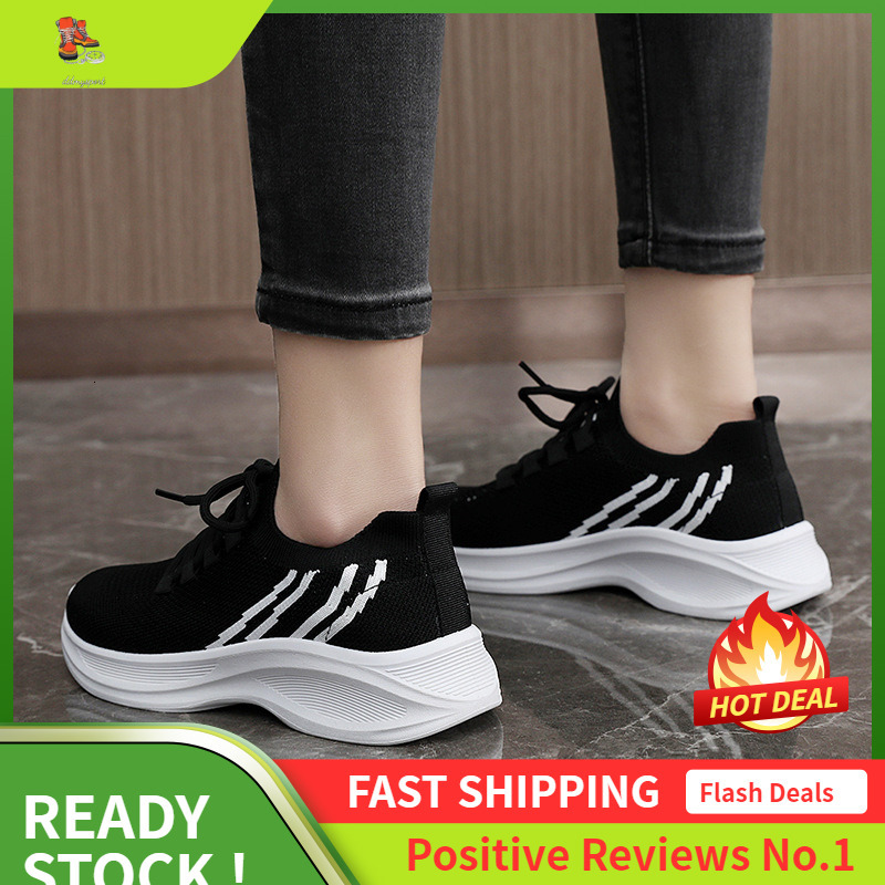 Ddmysports BR New Spring Summer Breathable Mesh Sports Casual Women S Shoes Thick Sole Increase Versatility OUTDOOR
