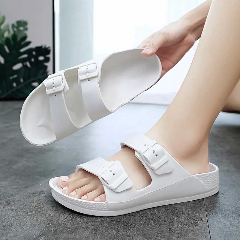 New Arrival Summer mens and womens slippers massage outdoor Clogs garden shoes beach sandals flip couple indoor slide bathroom shoes T250108
