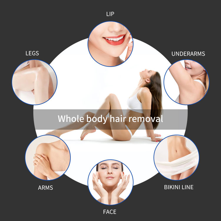 New 3 Wavelength Diode Laser Hair Removal 808 + 755 + 1064 Ice Point Painless Depilation Skin Rejuvenation Powerful Diode Laser Skin Smooth Machine