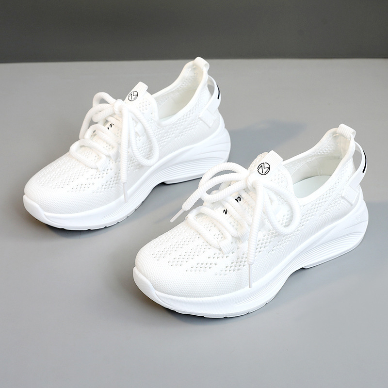 Ddmysports VRD New Women In Summer Fly Woven Sports Leisure S Shoes With Height Increasing And Breathable Mesh Fabric For Running OUTDOOR