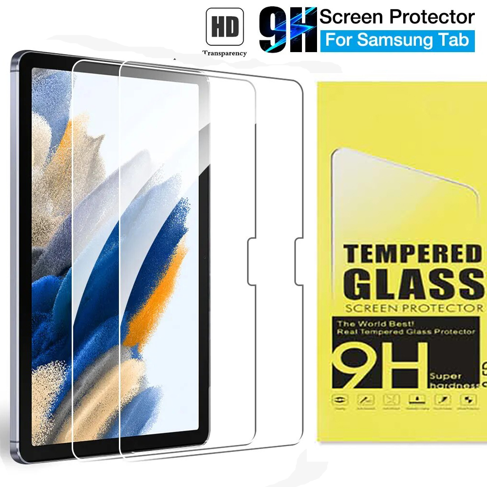 Tempered Glass Film For Samsung Galaxy Tab A9+ A9 Plus 11inch A8 10.5 A7 lite 8.7 S6 Lite 10.4 S8 S7 S8 S9 Plus FE 11 12.4 inch Clear Screen Protector