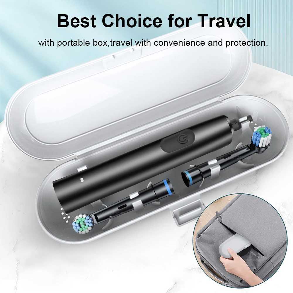 Rotary Electric Toothbrush for Adults Rechargeable Electric Toothbrush Teeth Whitening Rotating Electric Toothbrush with 8 Heads Y240827