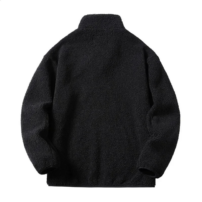 Unisex Lamb Wool Teddy Coat Men Women Cashmere Fleece Jacket Teen Spring Autumn Couple Warm Clothing Boys Girls Varsity Techwear 24