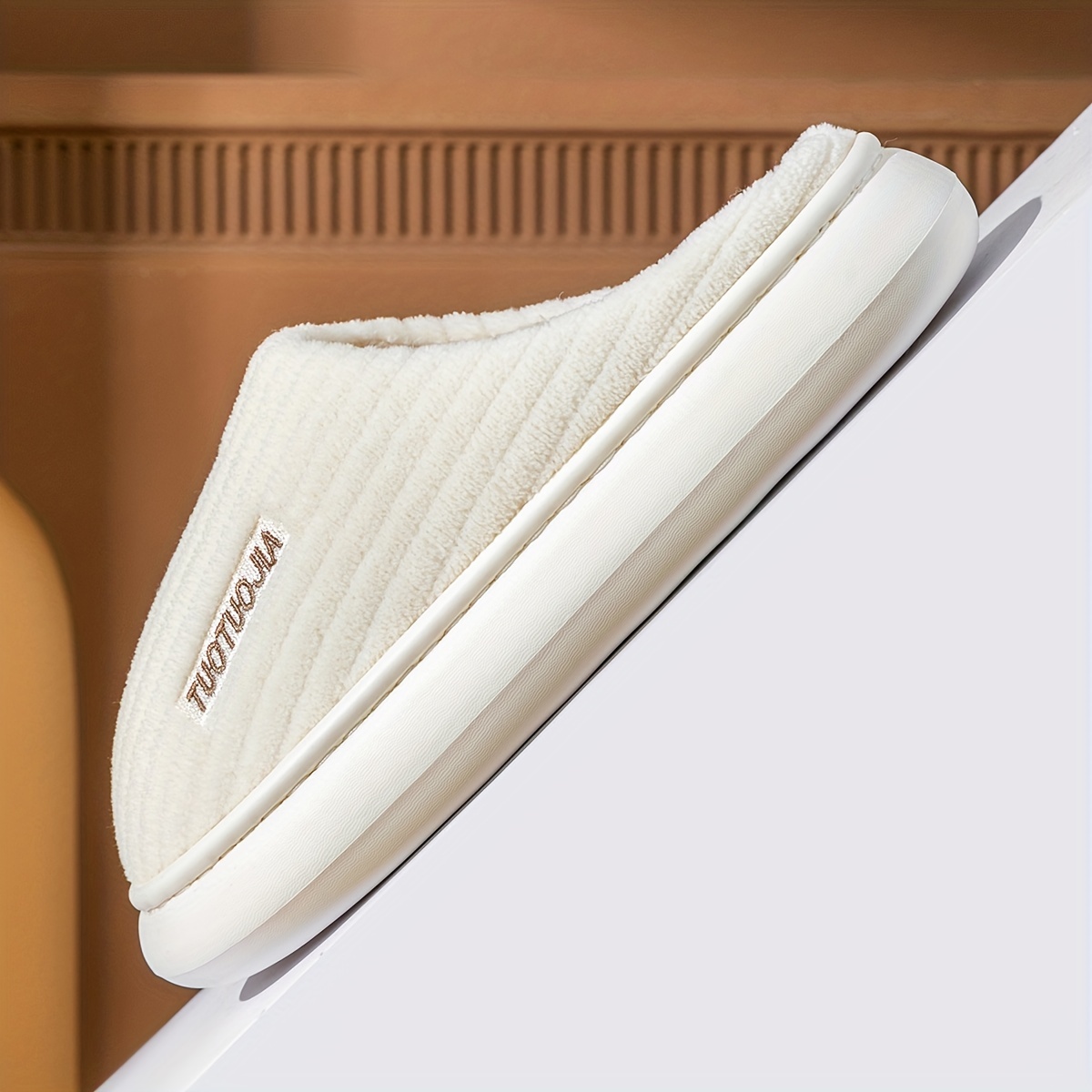 CozySoft Slippers - Warm, Non-Slip, Soft, Fluffy, Slip-On Round Toe Shoes for Indoor Comfort - Plush, Cozy, and Relaxing Footwear for Home