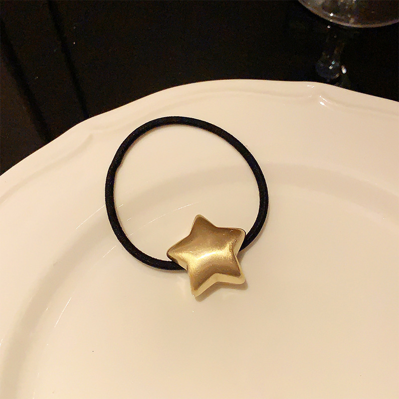 Metallic Brushed Hair Rope Fashionable Women S Ball Headband Tied Bun Ponytail Rubber Band Headband Accessory F08.28-2.8 1b926
