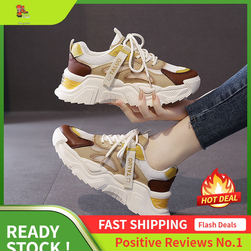 Ddmysports K Dad Women S Summer Shoes Breathable Mesh Thick Bottom Casual Sports Ins Trendy OUTDOOR